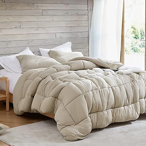 Snorze Cloud Comforter Set - Coma Inducer Oversized Bedding in True Blue - Oversized Alaskan King