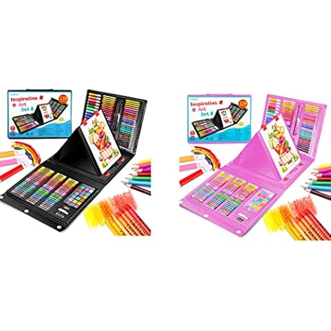 238 Pack Art Set, Deluxe Art Supplies Painting Coloring Set Craft