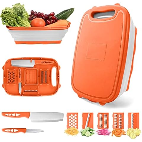 Rottogoon Collapsible Cutting Board, Foldable Chopping Board with