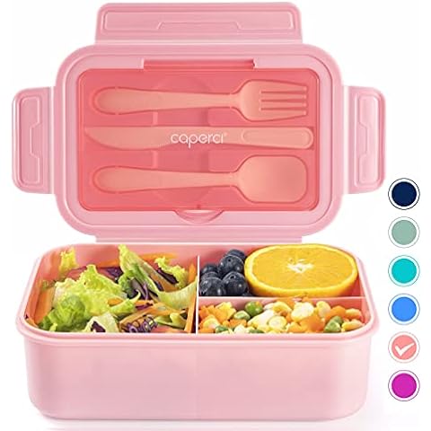 DaCool Adults Lunchbox Bento Box - 74 OZ All-in-One Stackable Lunch Box for  Adults Men