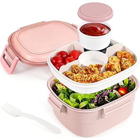 Rectangular Compartment Stainless Steel Lunch Box 30.4oz