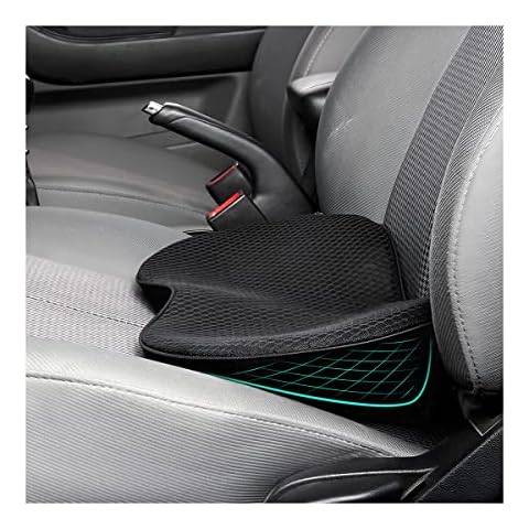 Wedge Car Seat Cushion Memory Foam Firm Coccyx Tailbone Orthopedic Support  Pain Relief for Lower Back - ComfySure