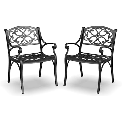 Cast Aluminum Patio Dining Chairs