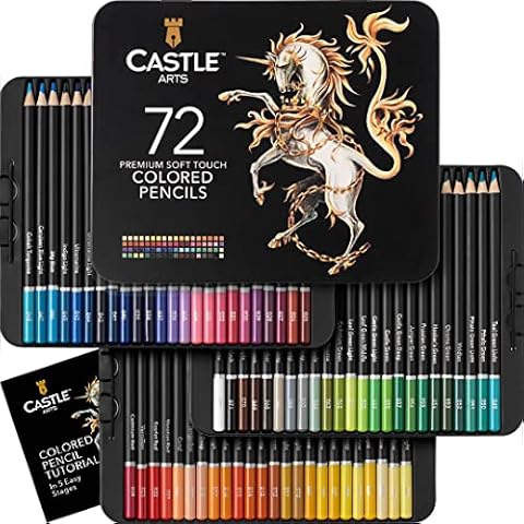 Castle Art Supplies 24 Piece Metallic Acrylic Tube Set | 24 x 12ml Tubes for Adult Artists, Beginners and Crafters, Add Shimmering Quality on