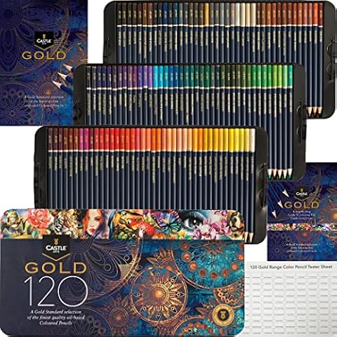 Castle Art Supplies 72 Watercolor Pencils Zip-Up Set for Adults Kids  Artists | Quality Colored Cores Vivid Colors to Create Beautiful Blended  Effects