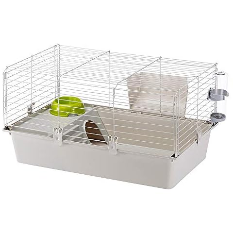 Oneluck Large Guinea Pig Cages 13.18 Square feet Habitats for 2 Pet,Indoor  DIY Accessories,with Waterproof Plastic Bottom,Playpen for Small Pet Bunny