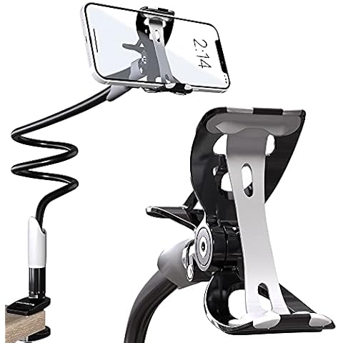 Airplane Travel Essentials for Flying Flex Flap Cell Phone Holder &  Flexible Tablet Stand for Desk, Bed, Treadmill, Home & in-Flight Airplane  Travel
