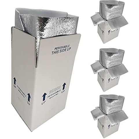 Foil Insulated Bubble Box Liners, 11 x 8 x 6 (Fits in USPS Medium Flat  Rate Boxes)