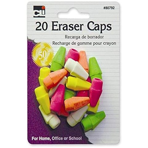 Cap Erasers for Pencils Pulk - Pencil Top Erasers Sukh 200 Pack Pencil Cap  Erasers Toppers for Kids Latex Free Assorted Colors School Erasers Caps for