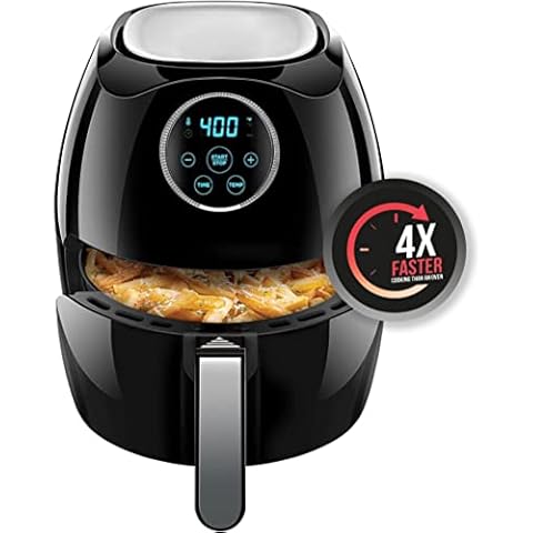 JKM Air Fryer 4.7 Quart, mechanical Air Fryer Oven, Adjustable