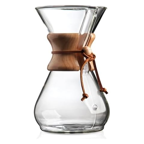 Bean Envy Glass & Paperless Coffee Pour Over Maker, 20-Ounce