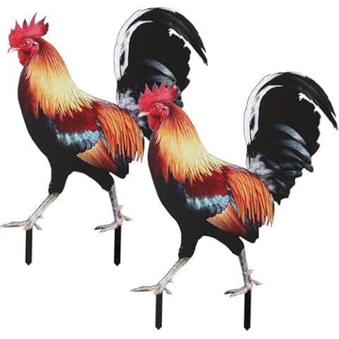 Chicken Decorative Garden Stakes