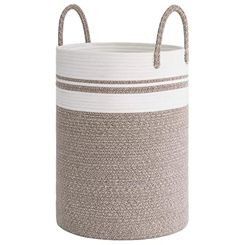 Collapsible Laundry Hamper 20 Inch Tall Large Round Laundry Basket With  Handles Waterproof Clothes Hamper For Clothes Storage - Baby & Maternity -  Temu Netherlands