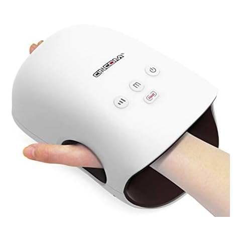  FIT KING Hand Massager with Heat for Hand Massage and Arthritis  Carpal Tunnel Finger Numbness Relief - Cordless & Portable & Touch Screen -  Birthday Gifts for Women Men Parents- FSA