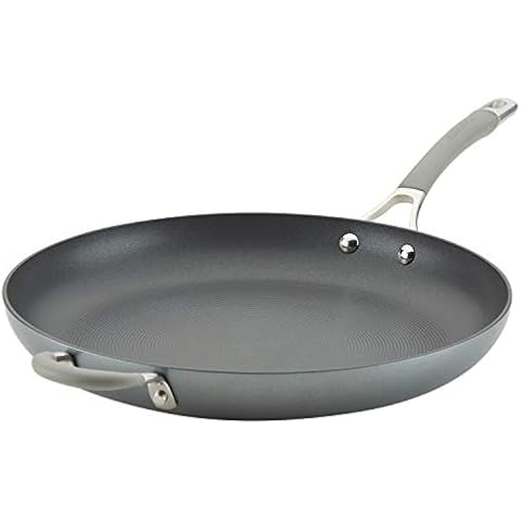  Bialetti 11.75 Ceramic Pro Non-Stick Hard Anodized Aluminum  Frying Pan, Gray: Home & Kitchen