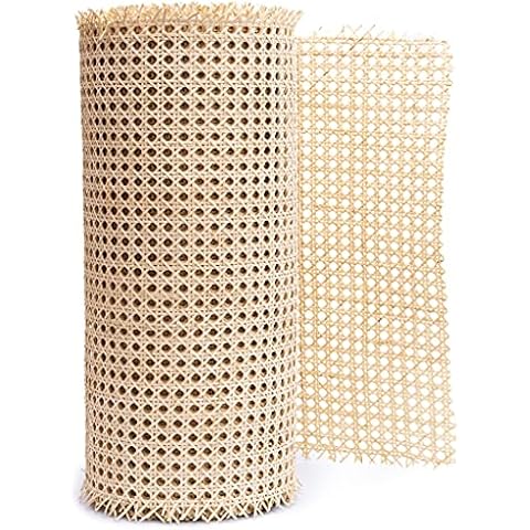 CLAYNIX Rattan Cane Webbing Net Open Weave 18 Width