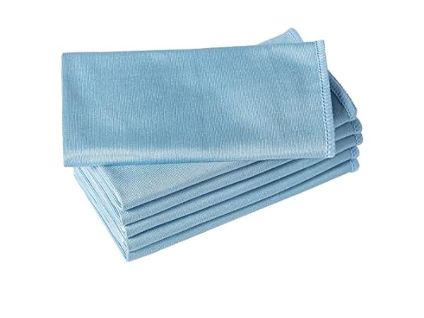 Glass Cleaning Cloth Lint Free Window Mirror Polishing Streak Free  Microfiber Kitchen Rags Esay Clean Miracle Cloths Reusable & Washable, 12''  x 16