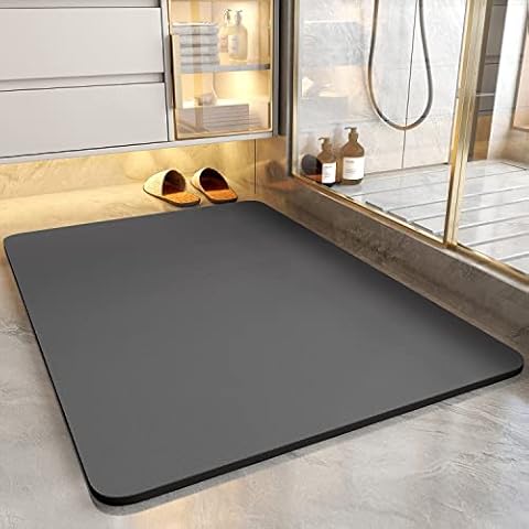 COCOER Extra Long Bath-Mat, Absorbent Bath Mats for Bathroom Non Slip,  Machine