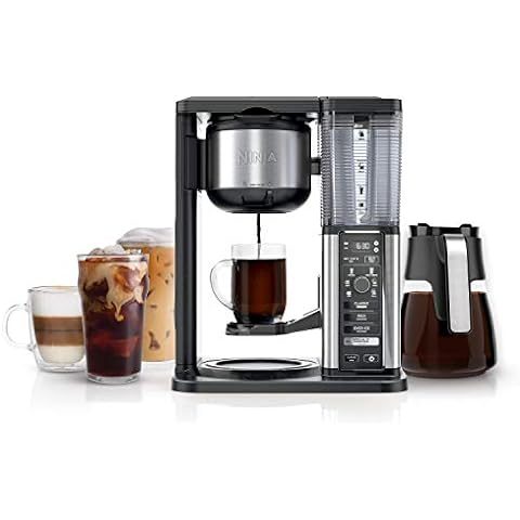 KINGTOO Coffee Maker with Milk Frother, Single Serve Coffee Maker