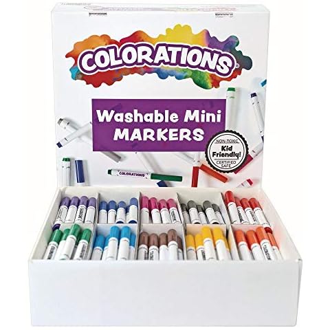 Kekelele Dual Tip Markers for Kids, Washable Set, Art with Stand Portable  Box, Gift For Kids (24 Colours)