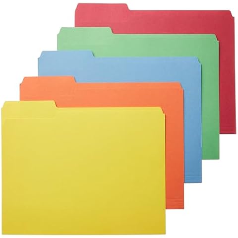 Colored File Folders