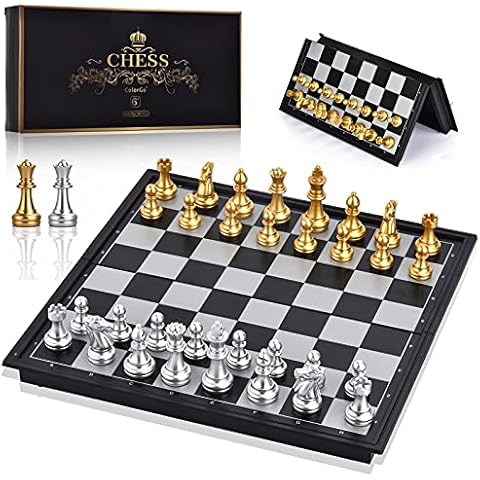  Chess Armory Large Chess Set w/Canvas Carrying Bag