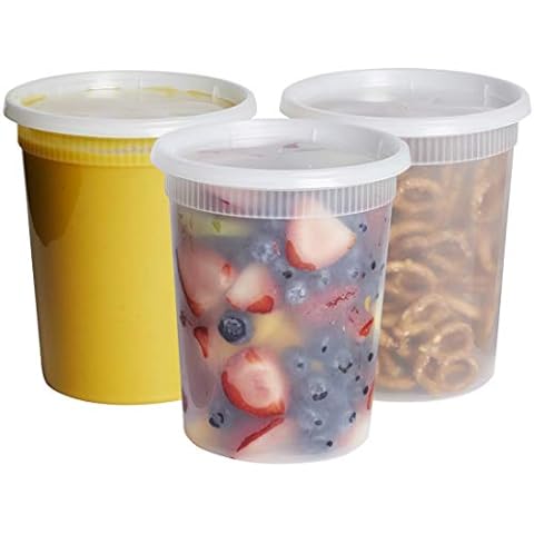 Gladware Big Bowl Food Storage Containers, Large 64oz