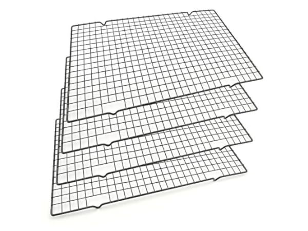 Great Credentials Heavy-Duty Cooling Rack, Cooling Racks, Wire Pan Grade,  Commercial Grade, Oven-Safe, Chrome (8 x 10 Inch)