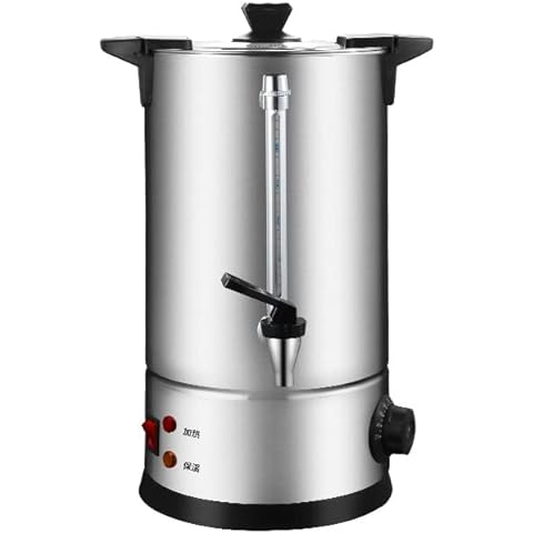 Winco ECU-50A, 2 Sets/Pack, Commercial 50-Cup (8L) Stainless Steel Coffee Urn, 110-120V, 950W