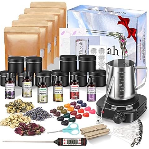 ETUOLIFE Complete Candle Making Kit for Adults Kids,candle Making Supplies Include Soy Wax for Candle Making,Fragrance Oils Candle Wicks
