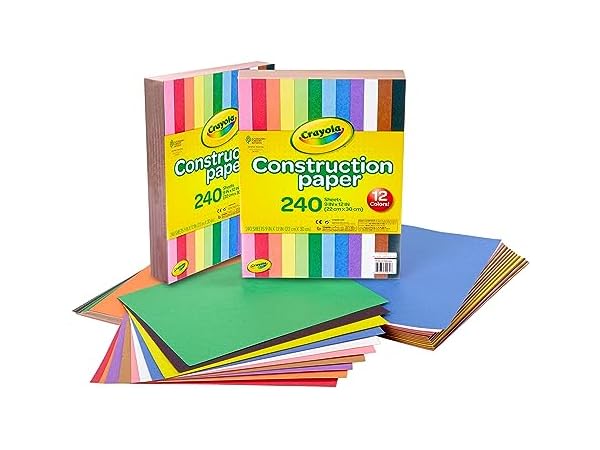  Prang (Formerly SunWorks) Construction Paper, White, 9 x 12,  50 Sheets : Arts, Crafts & Sewing