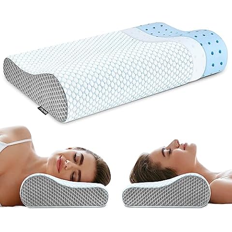 birola Posture Pillows for Sleeping,Cervical Pillow for Neck Pain Pressure  Relief,,Back Sleeper and Stomach Sleeper