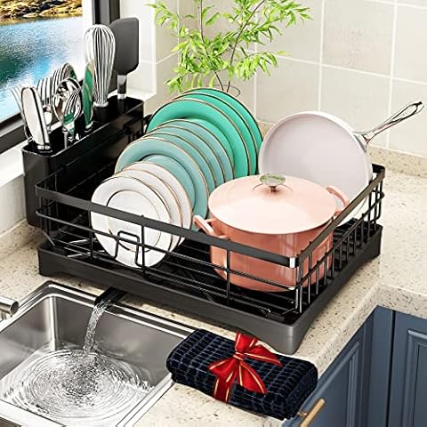 Sakugi Over The Sink Dish Drying Rack - Adjustable (29.5-35.5in