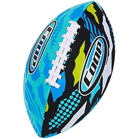 Wave Runner Grip It Waterproof Football- Size 9.25 Inches with Sure-Grip Technology | Let's Play Football in The Water! (Random Color)