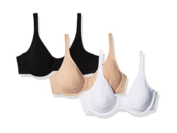 Fruit of the Loom womens Seamed Soft Cup Wirefree Cotton Bra White
