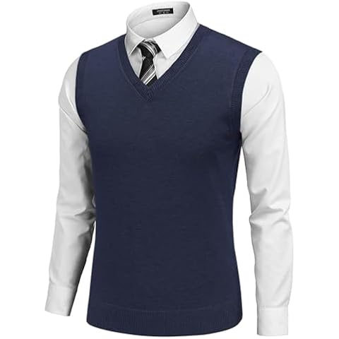 Cotton Sweater Vests for Men