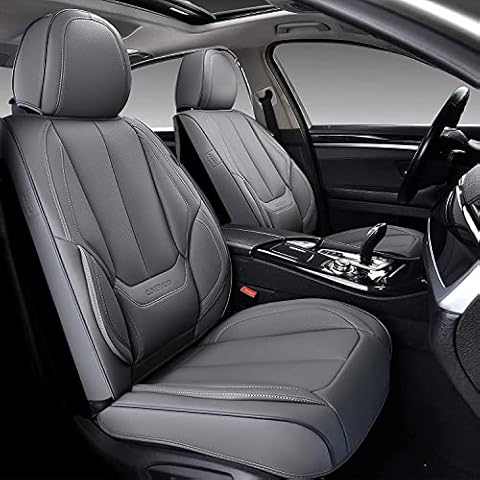 Car Seat Covers, Premium Nappa Leather Sideless Auto Seat Cushions