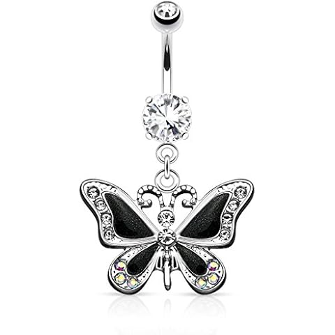 Crystal Body Piercing Rings for Men