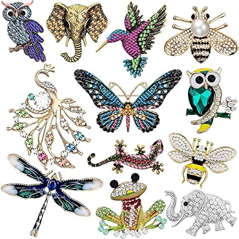 Crystal Brooches for Women