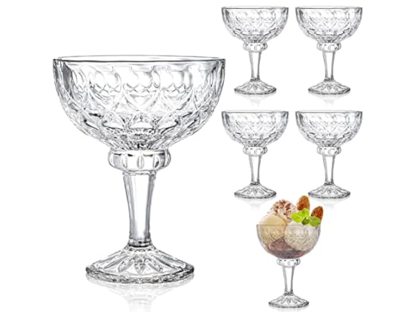 Vikko 10.5 Ounce Wine Glasses | Thick and Durable Construction for Parties, Entertaining, and Everyday Use Dishwasher Safe Set of 6 Clear Glass Wine