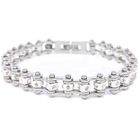 Crystal Link Bracelets for Men