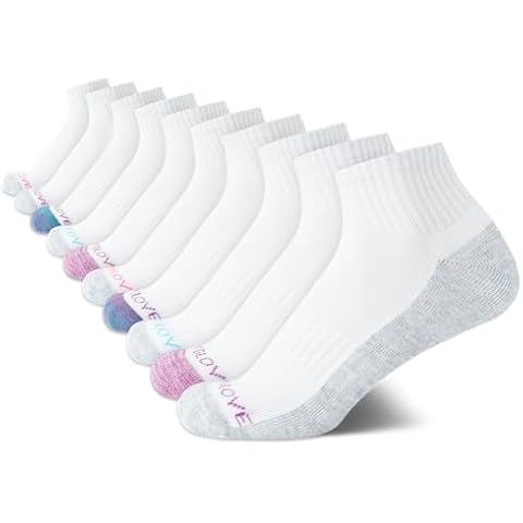 Cushioned Athletic Socks for Girls