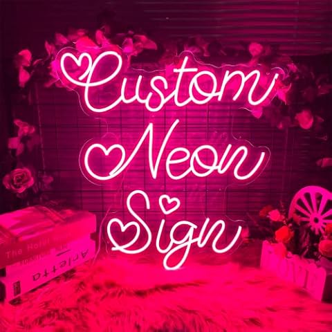 16-inch Lash Neon Sign, Pink Lash Room Decor With Led Neon Lights