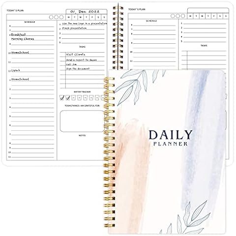  Daily to Do Notepads - Task Checklist planner, Time Management  planner, To Do lists, Organizer with Today's Goals, Notes, Undated Agenda 52  Sheets, 6.5 x 9.8 inches (Blue) : Office Products