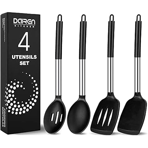 Silicone Spatula Turner Set, Cooking Spatulas For Nonstick Cookware, Large  Flexible Kitchen Utensils Bpa Free Rubber Spatula Set For Egg, Pancake,  Fish, Burger - Temu Spain