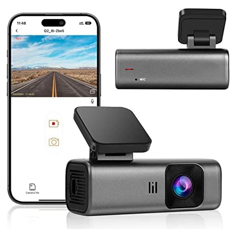 Dash Cam Front 1080P FHD, GOODTS Car Camera with 2.45 Inch Screen, Mini  Dash Camera for Cars,Dashboard Camera with G-Sensor, 24H Parking Monitor