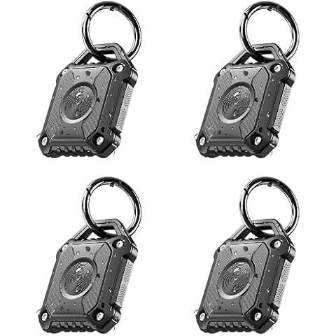 New IPX8 Waterproof Airtag Holder, 6 Pack Airtags Case with Keychain,  [Tightly Sealed] [Drop-Proof] [Anti-Scratch] Full Body Protective Airtag  Holder
