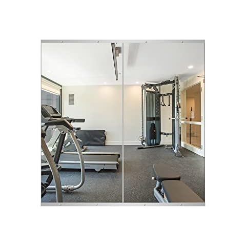 Murrey Mirrors for Home Gym 48x32 for Workout, Large Wall-Mounted Mirrors  for Fitness Exercise Dance, 1 Pc