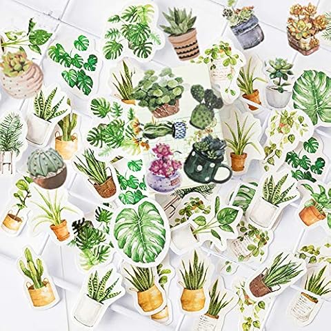 DESEACO Cottagecore Mini Sticker Seasonal Wild Plant, Aesthetic Flower,  Fall Leaves Stickers Decals Sets for scrapbooking, case, stationary,  Laptops