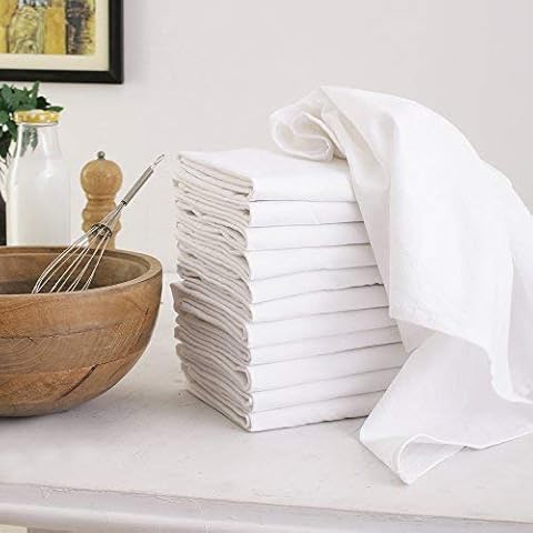  DG Collections Terry Kitchen Towels, 100% Cotton